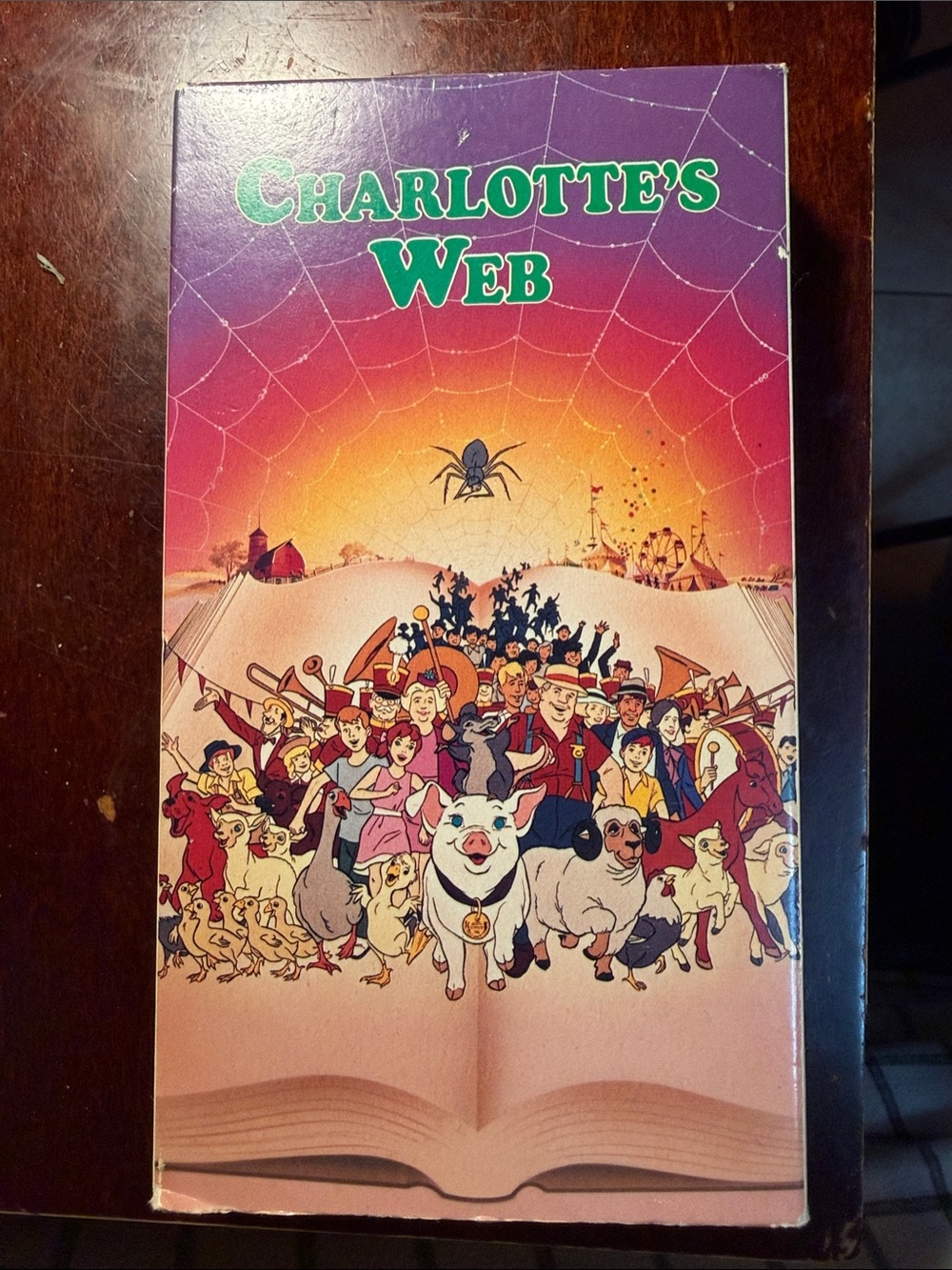 Charlotte's Web Kids Book VHS - Purple Cover